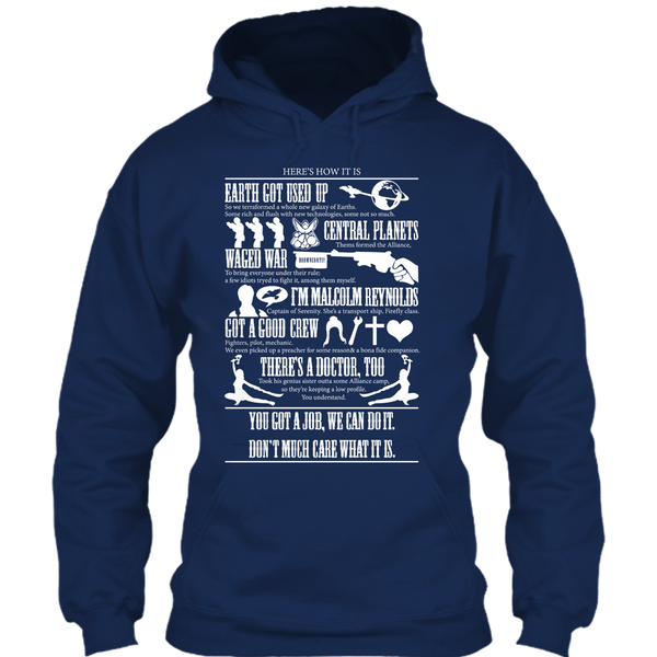 A black t-shirt with the shopify logo