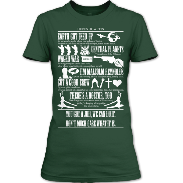 A black t-shirt with the shopify logo