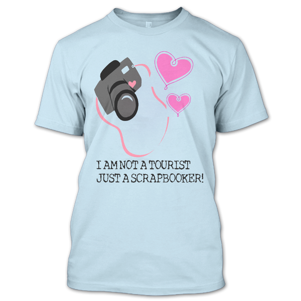 A black t-shirt with the shopify logo