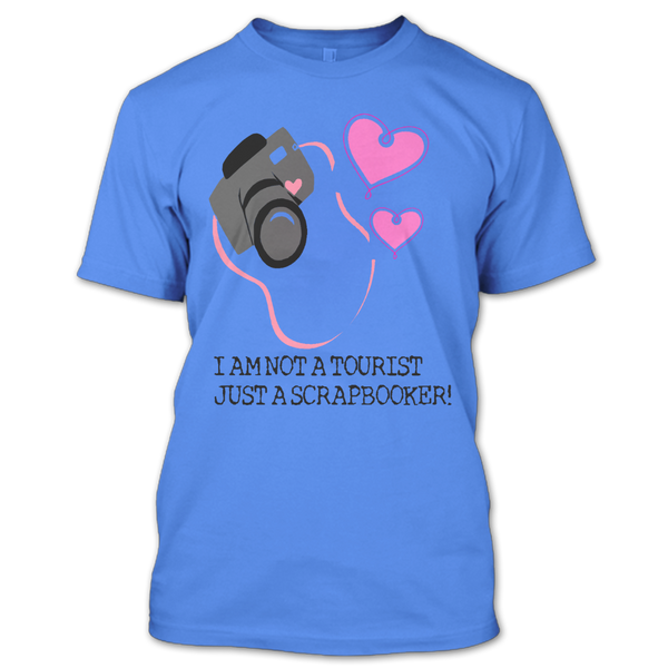 A black t-shirt with the shopify logo