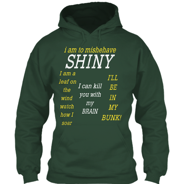 A black t-shirt with the shopify logo