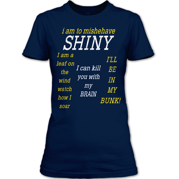 A black t-shirt with the shopify logo