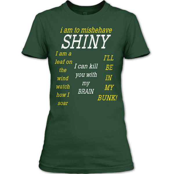 A black t-shirt with the shopify logo