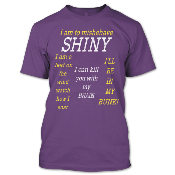 A black t-shirt with the shopify logo