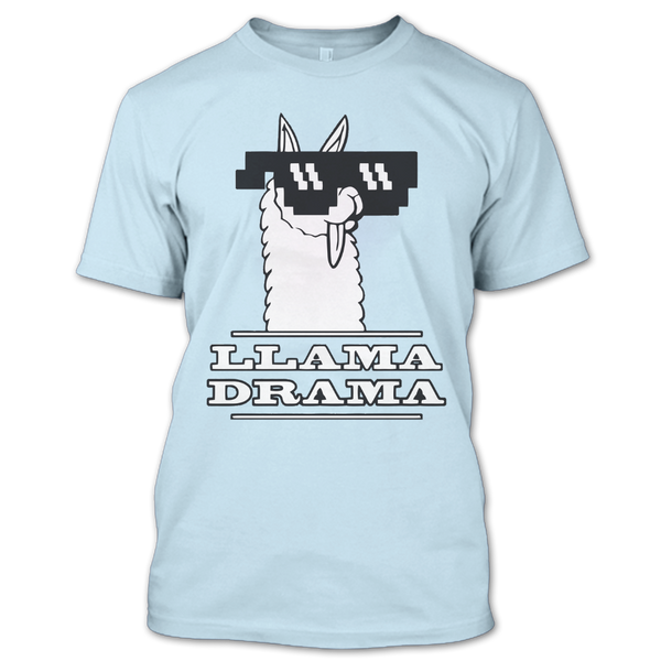 A black t-shirt with the shopify logo