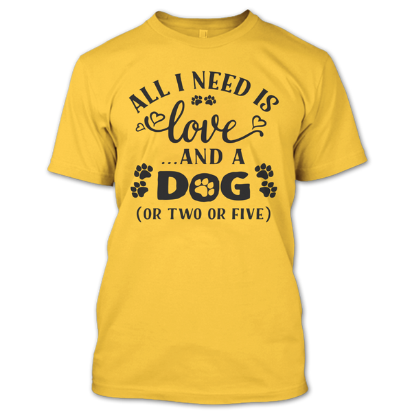 A black t-shirt with the shopify logo