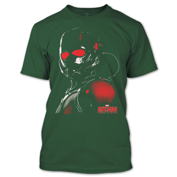 A black t-shirt with the shopify logo