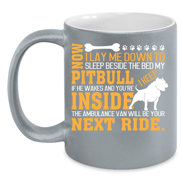 My Pit Bull Coffee Mug, Cute Gift For Dog Lovers Coffee Cup