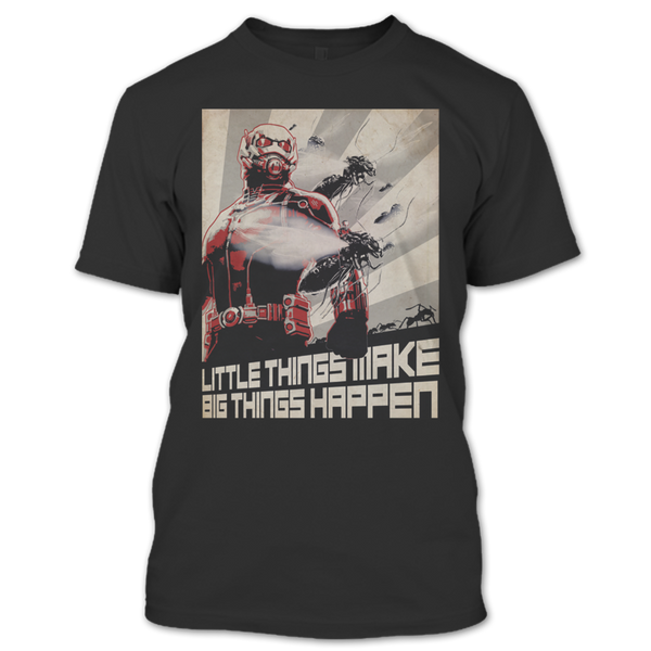 A black t-shirt with the shopify logo