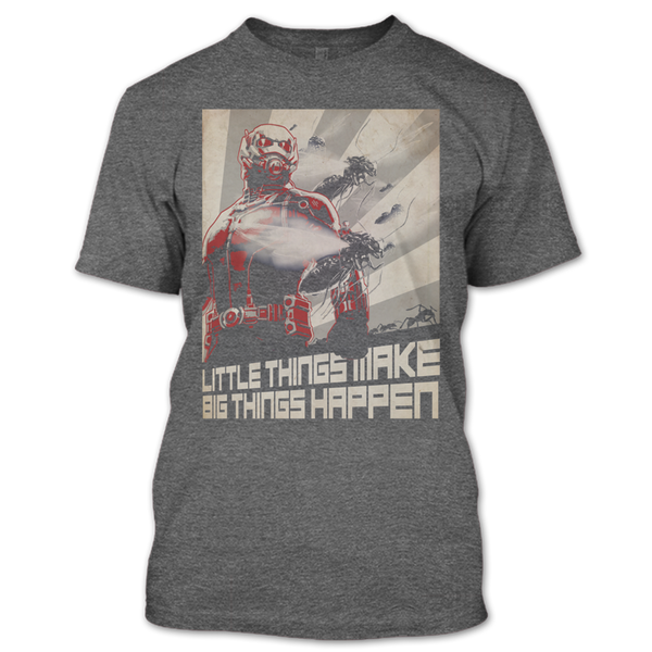 A black t-shirt with the shopify logo