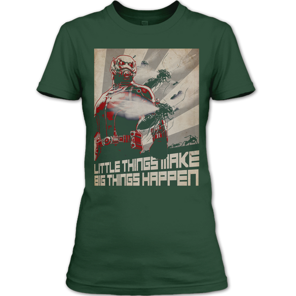 A black t-shirt with the shopify logo