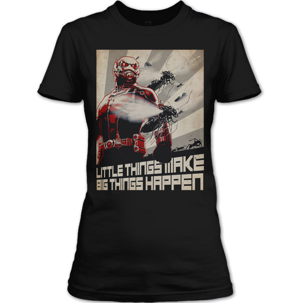 A black t-shirt with the shopify logo