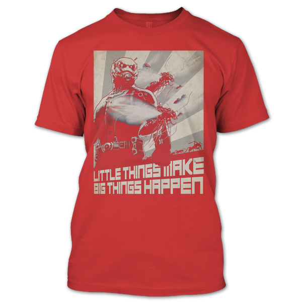 A black t-shirt with the shopify logo