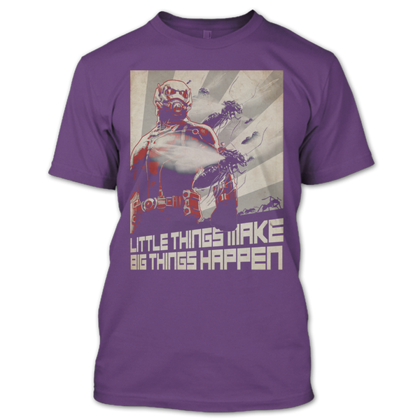 A black t-shirt with the shopify logo