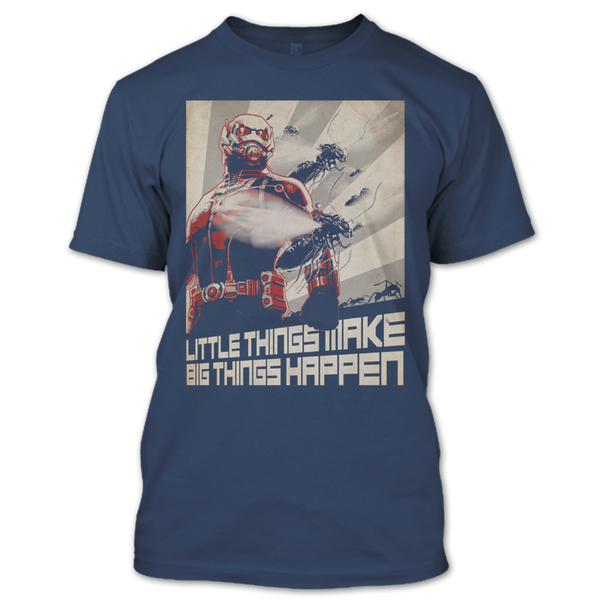 A black t-shirt with the shopify logo