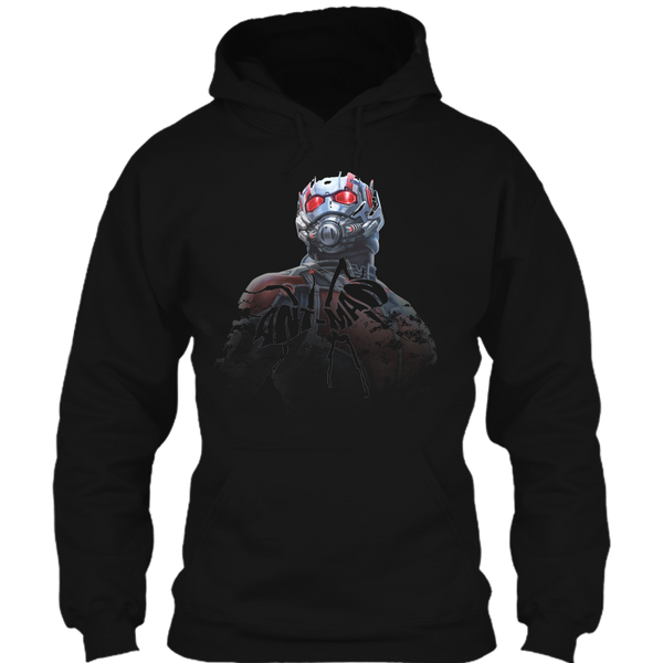 A black t-shirt with the shopify logo