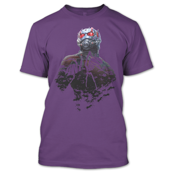 A black t-shirt with the shopify logo