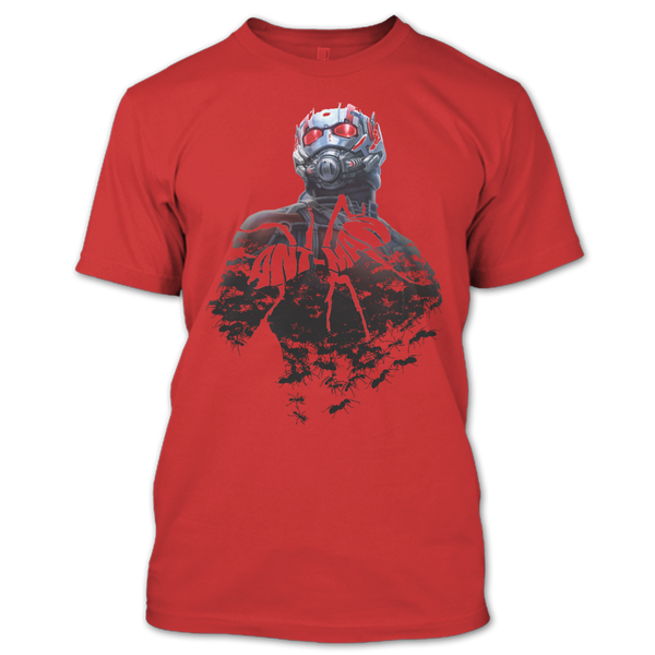 A black t-shirt with the shopify logo