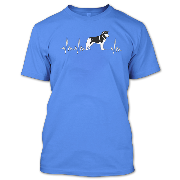 A black t-shirt with the shopify logo