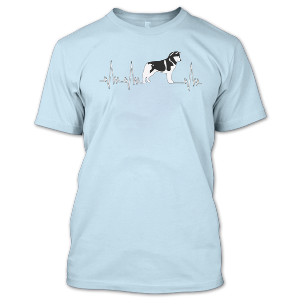 A black t-shirt with the shopify logo