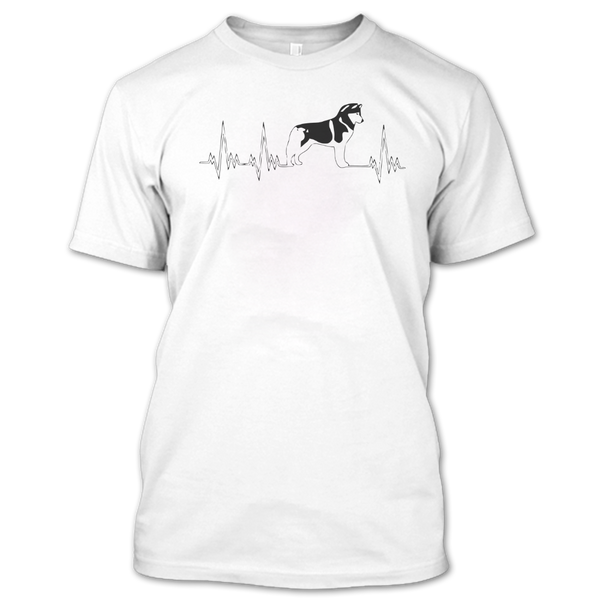 A black t-shirt with the shopify logo