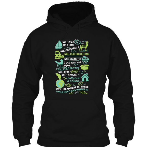 A black t-shirt with the shopify logo