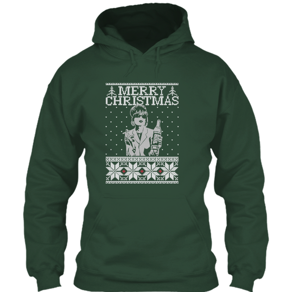 A black t-shirt with the shopify logo