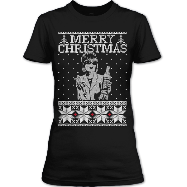 A black t-shirt with the shopify logo