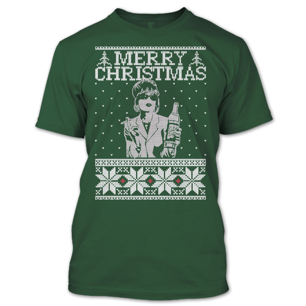 A black t-shirt with the shopify logo