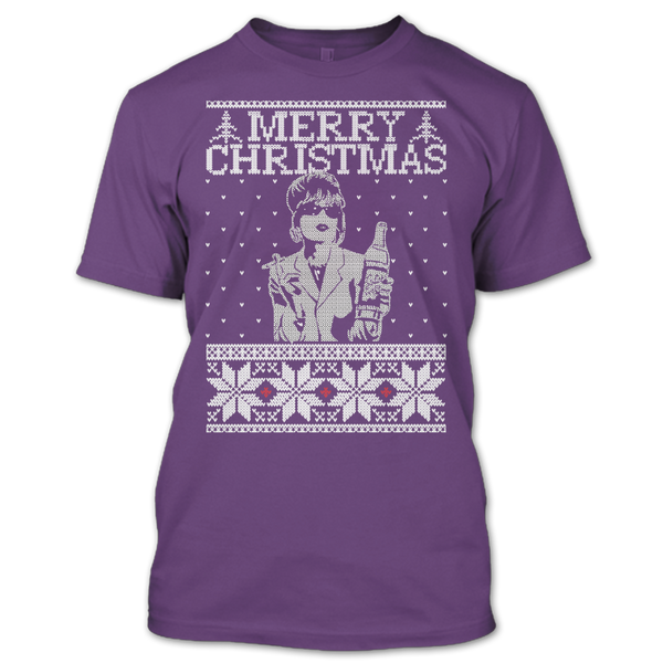 A black t-shirt with the shopify logo