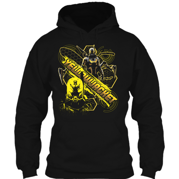 A black t-shirt with the shopify logo