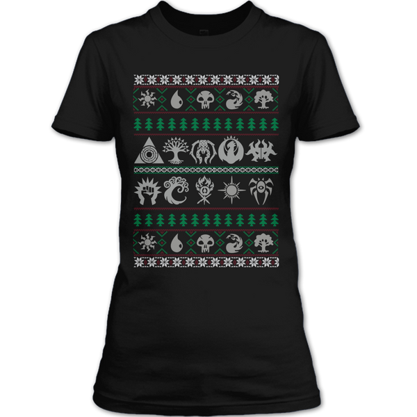 A black t-shirt with the shopify logo