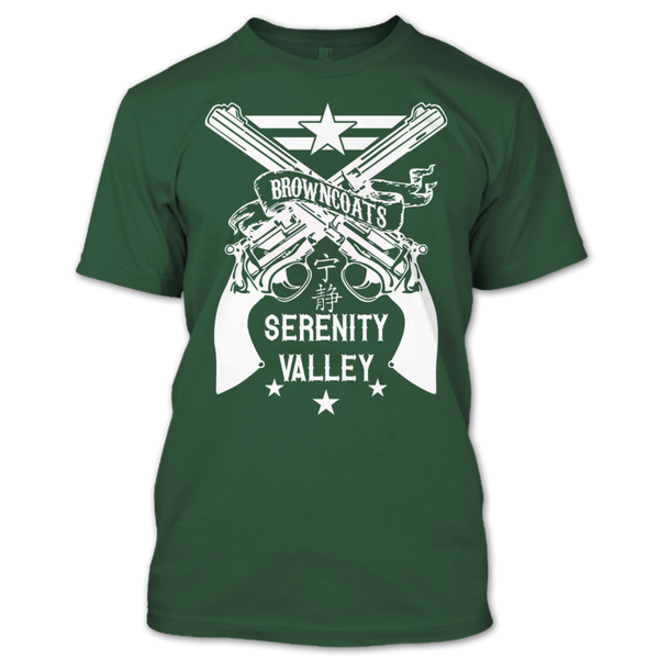 A black t-shirt with the shopify logo