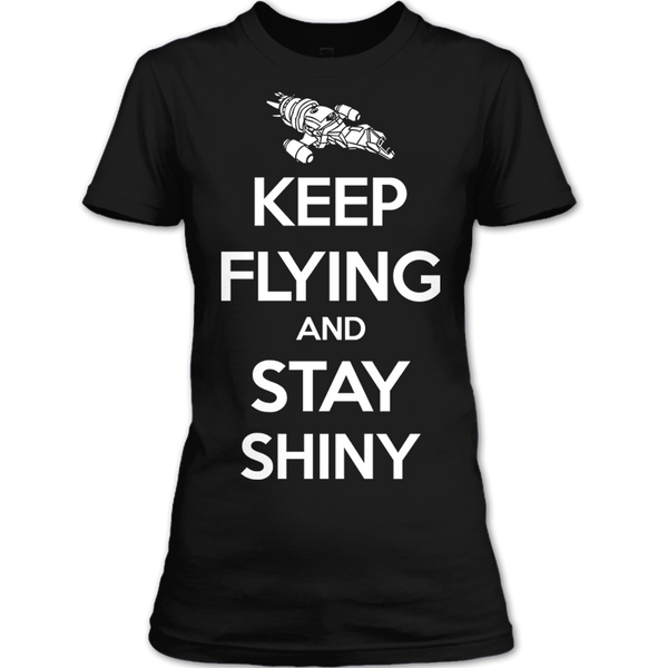 A black t-shirt with the shopify logo