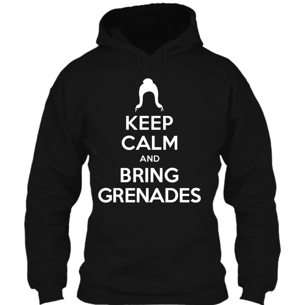 A black t-shirt with the shopify logo