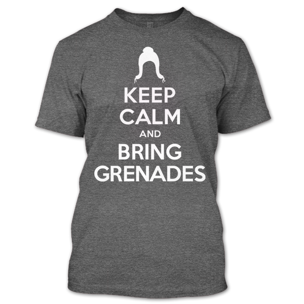 A black t-shirt with the shopify logo