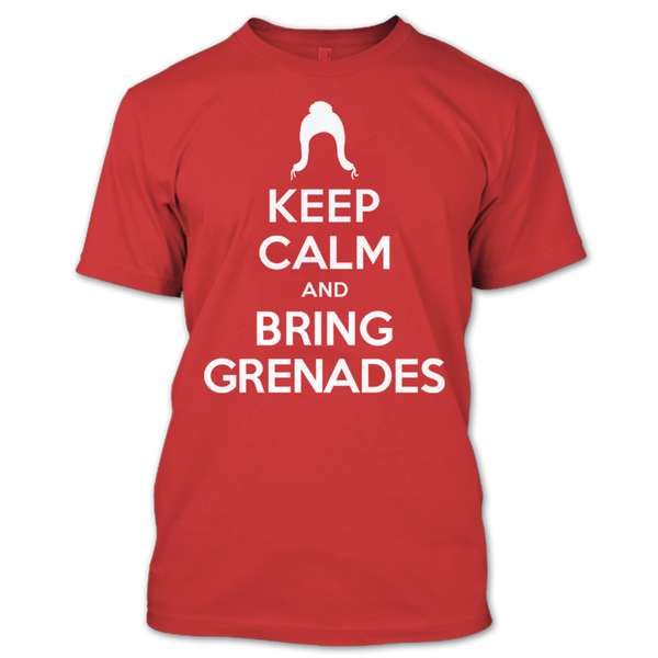 A black t-shirt with the shopify logo