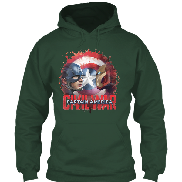 A black t-shirt with the shopify logo