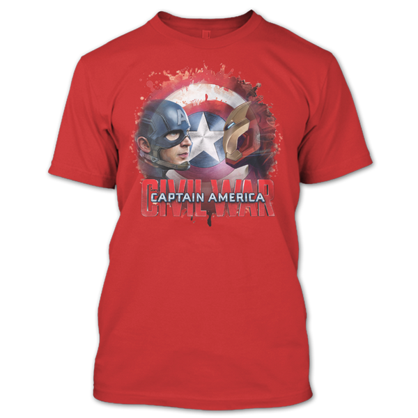 A black t-shirt with the shopify logo