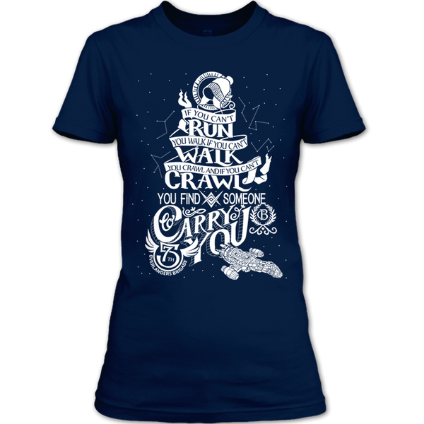 A black t-shirt with the shopify logo