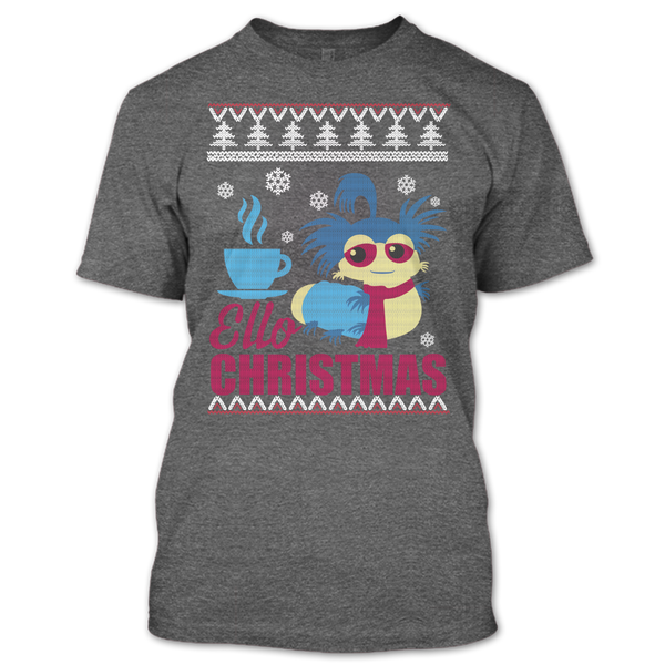 A black t-shirt with the shopify logo