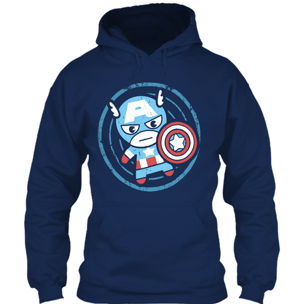 A black t-shirt with the shopify logo