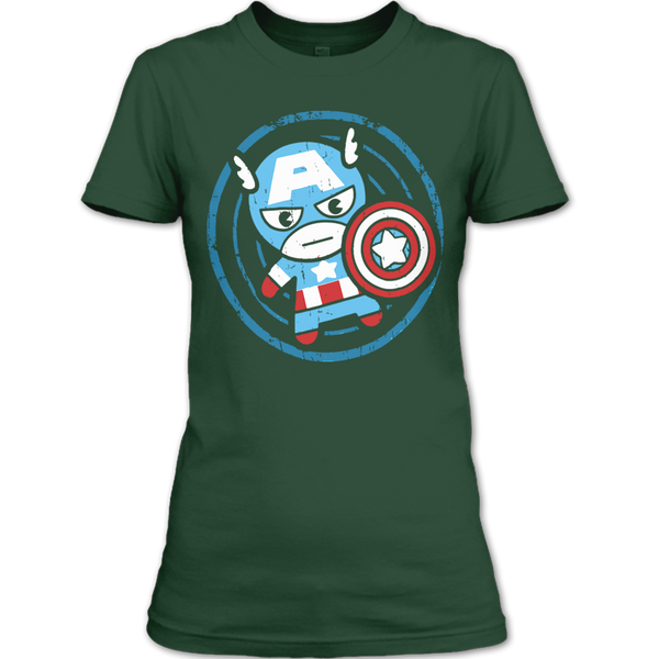 A black t-shirt with the shopify logo