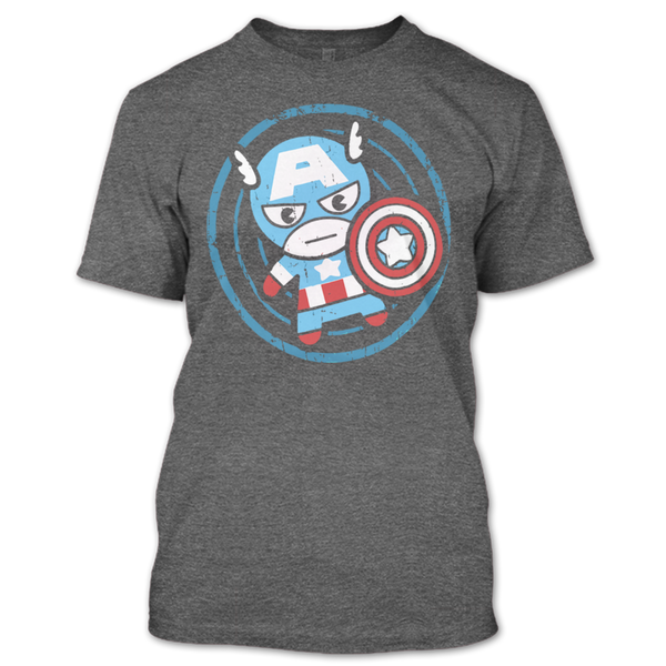 A black t-shirt with the shopify logo