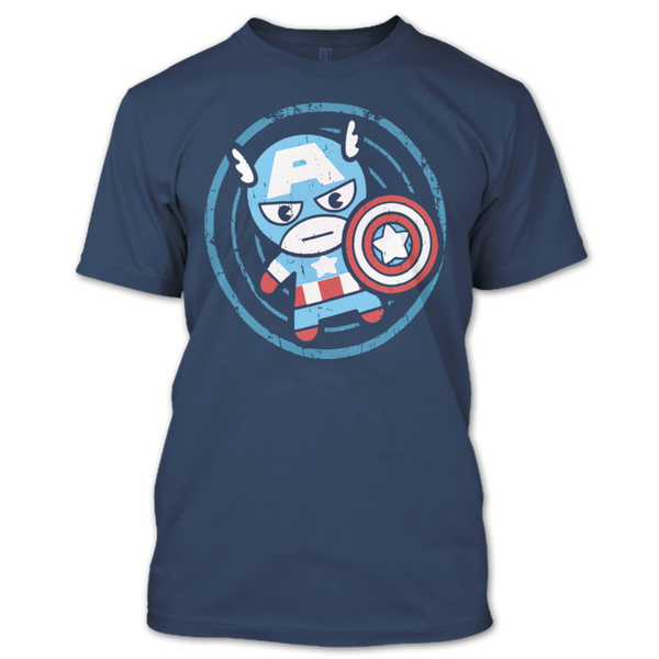 A black t-shirt with the shopify logo