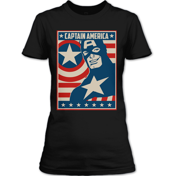 A black t-shirt with the shopify logo