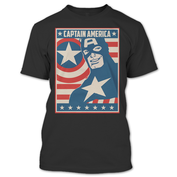 A black t-shirt with the shopify logo