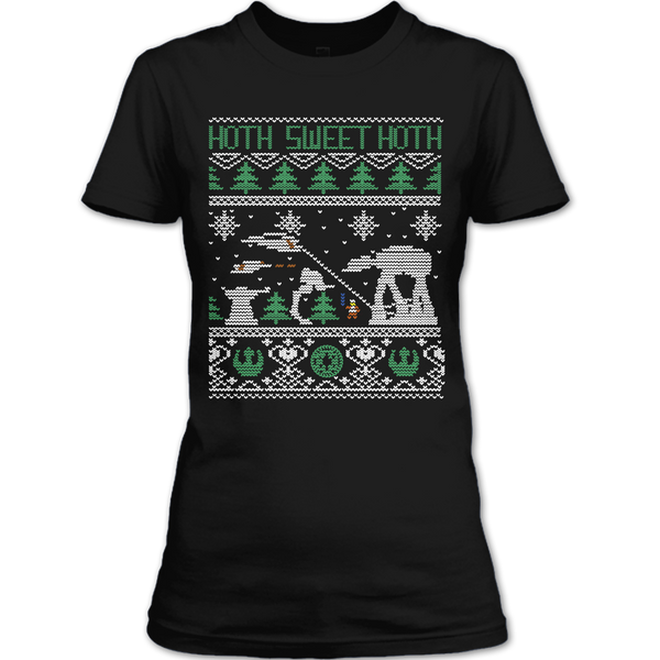 A black t-shirt with the shopify logo