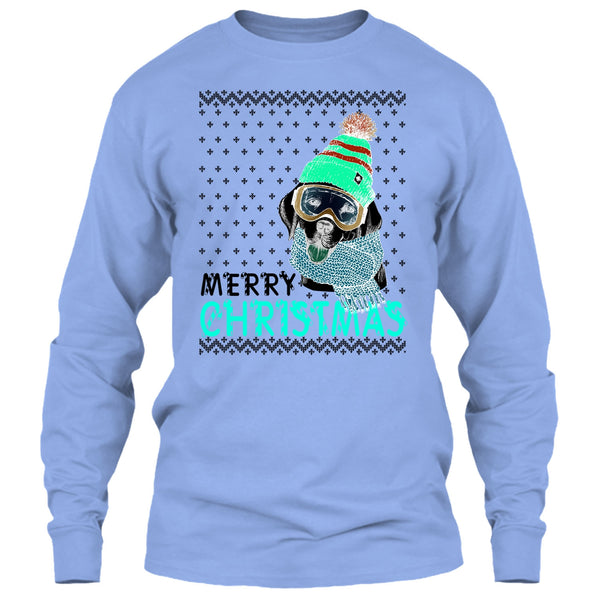 Dog Merry Christmas T Shirt, Coolest Merry Christmas Gift T Shirt