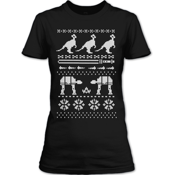 A black t-shirt with the shopify logo